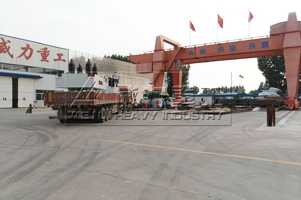 630噸三梁四柱液壓機的竣工完成逐步發貨