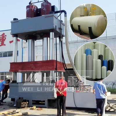 液壓機加工生產玻璃鋼制品圖