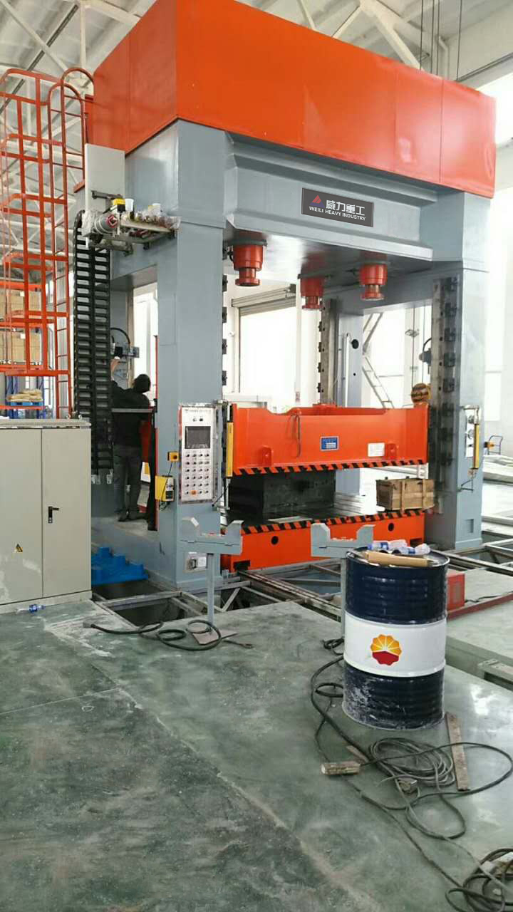 框架式液壓機廠家實景拍攝