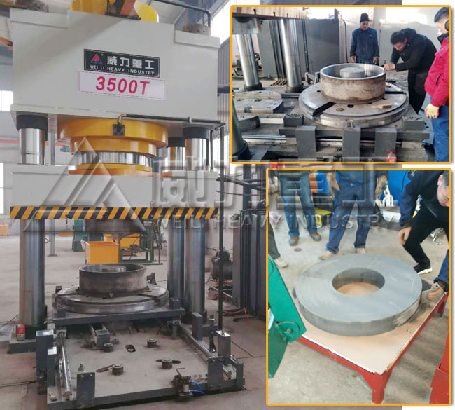 砂輪成型液壓機設備與成型砂輪產品