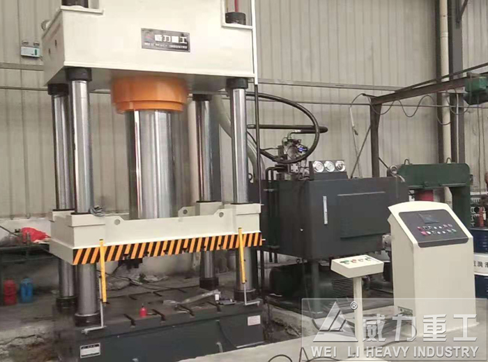 630噸魚餌壓塊四柱液壓機定做