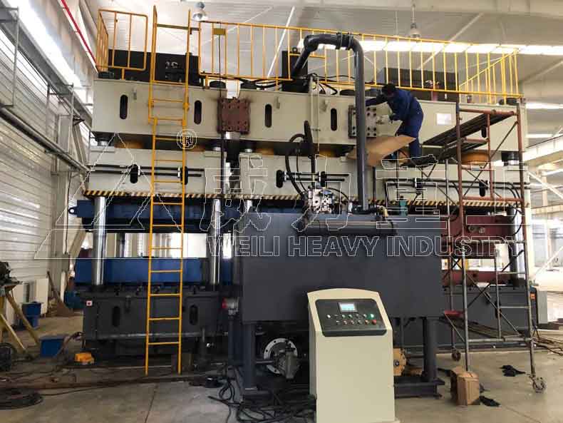 多缸聯動汽車縱梁液壓機