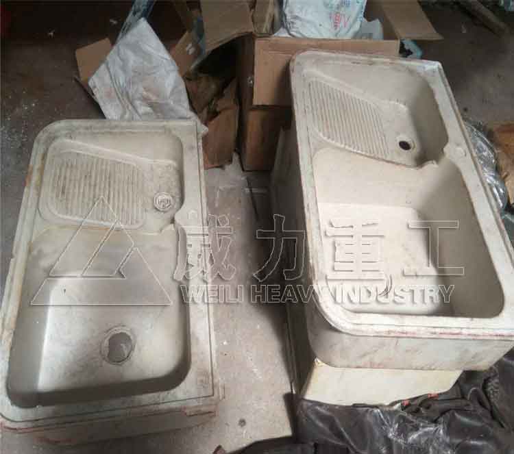 熱壓成型石英石洗衣池產品