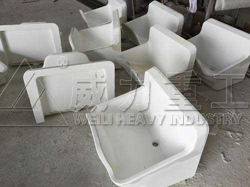 模壓成型玻璃鋼洗手盆池產品