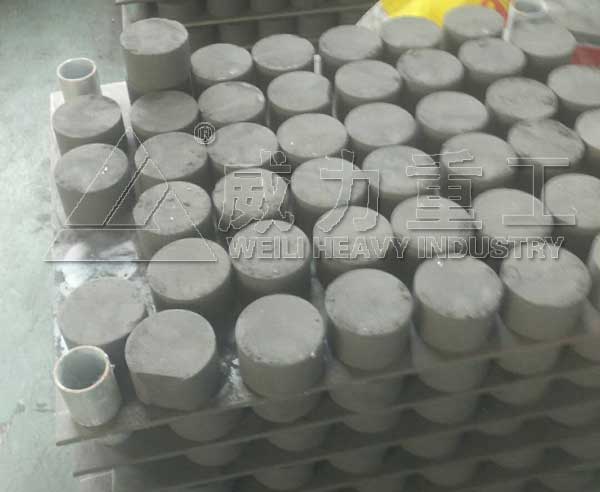 壓制成型的鐵粉塊產品