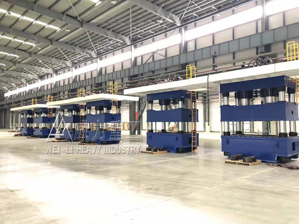 汽車(chē)沖壓件液壓機(jī)組成生產(chǎn)線