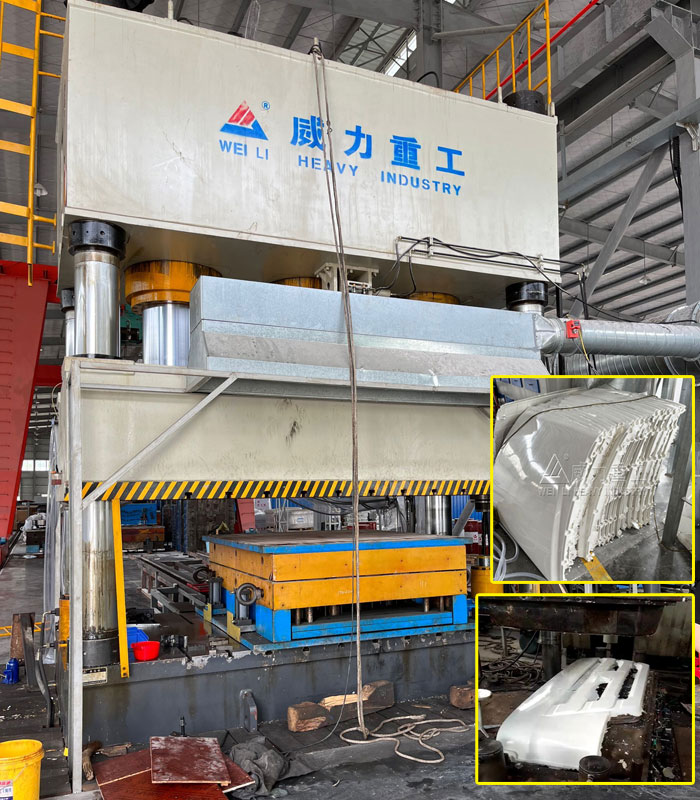 2000噸四柱模壓液壓機(SMC汽車保險杠、導流罩)