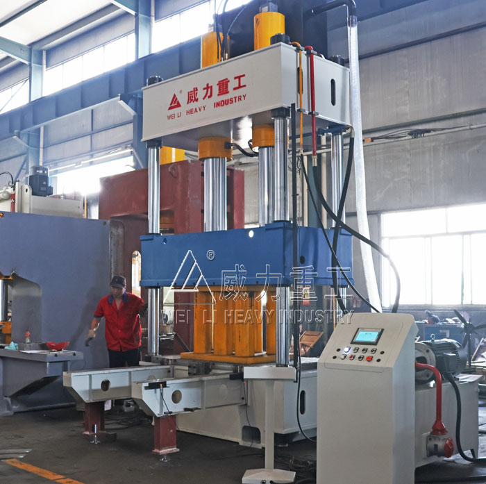 315噸液壓機帶移動工作臺-315噸馬達座壓裝液壓機